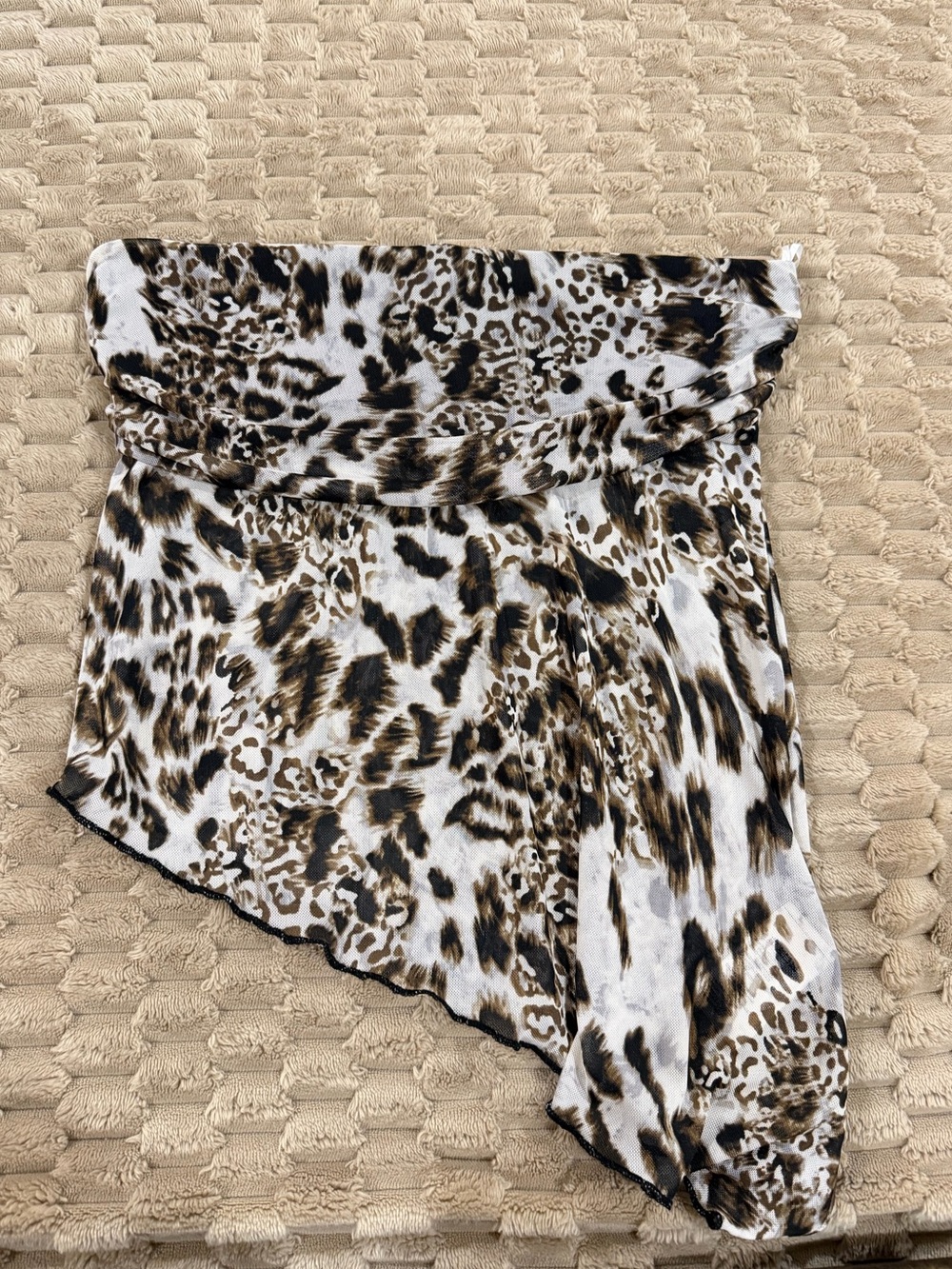 Urban Outfitters Leopard  Print Top - Brown, Black & White